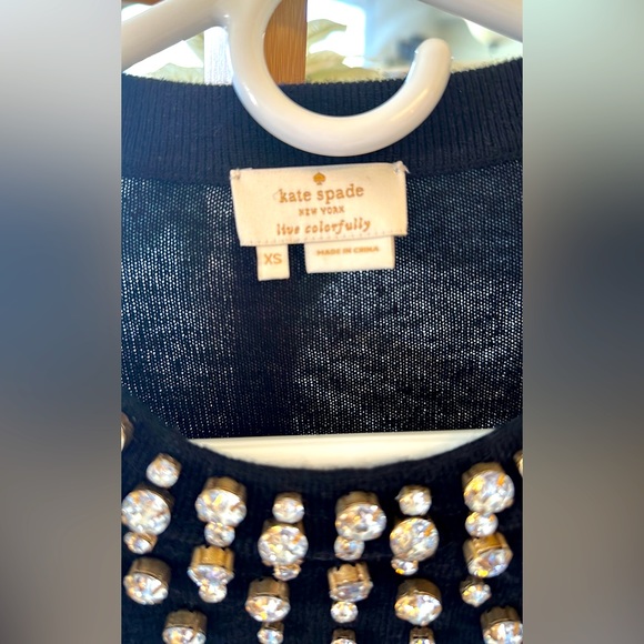 Kate Spade boat neck sweater with studs. - Picture 3 of 5